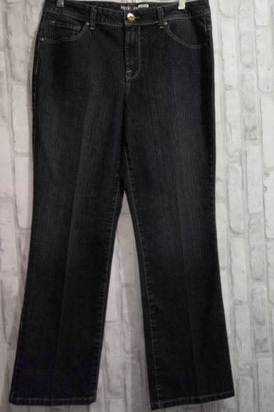 Style & Jean Co womans straight leg blue j… - Picture 1 of 6